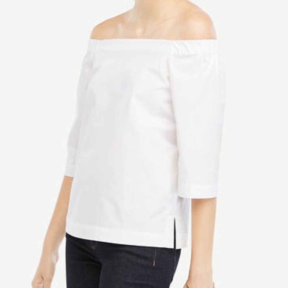 The Limited White Off the Shoulder Top XS